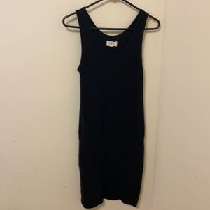 Lou & Grey Black Drop Waist Dress, XSmall